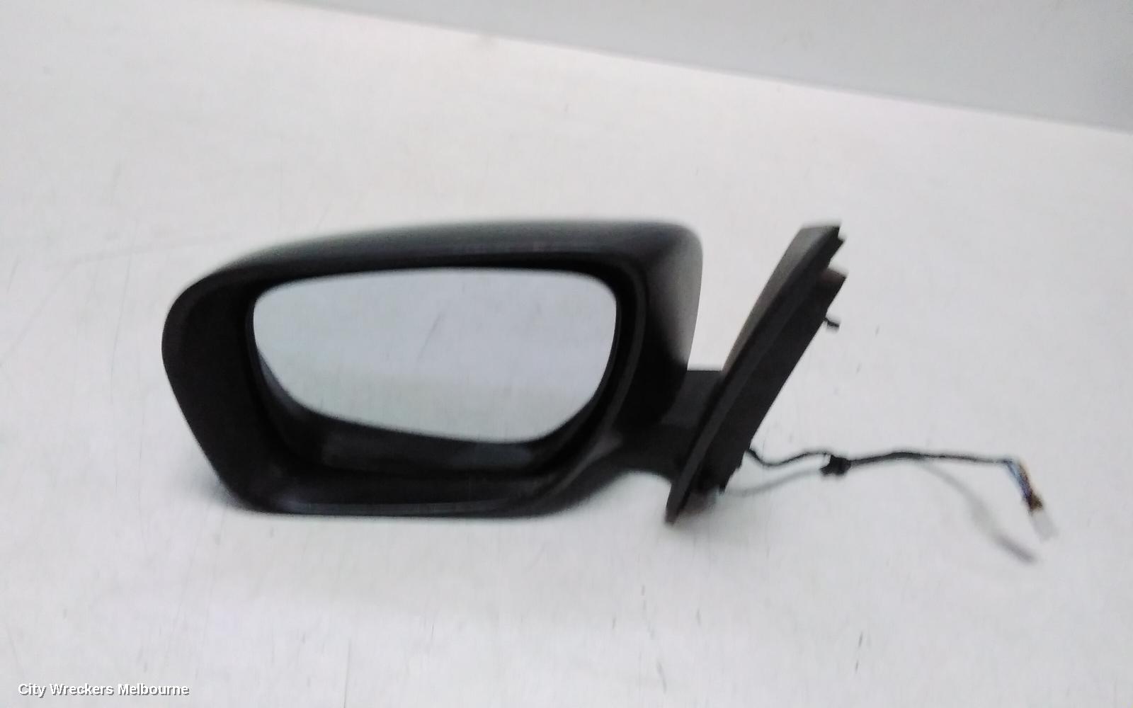 MAZDA CX7 LEFT DOOR MIRROR, ER, HEATED, 6 WIRE TYPE, 11/2006 - 02/2012