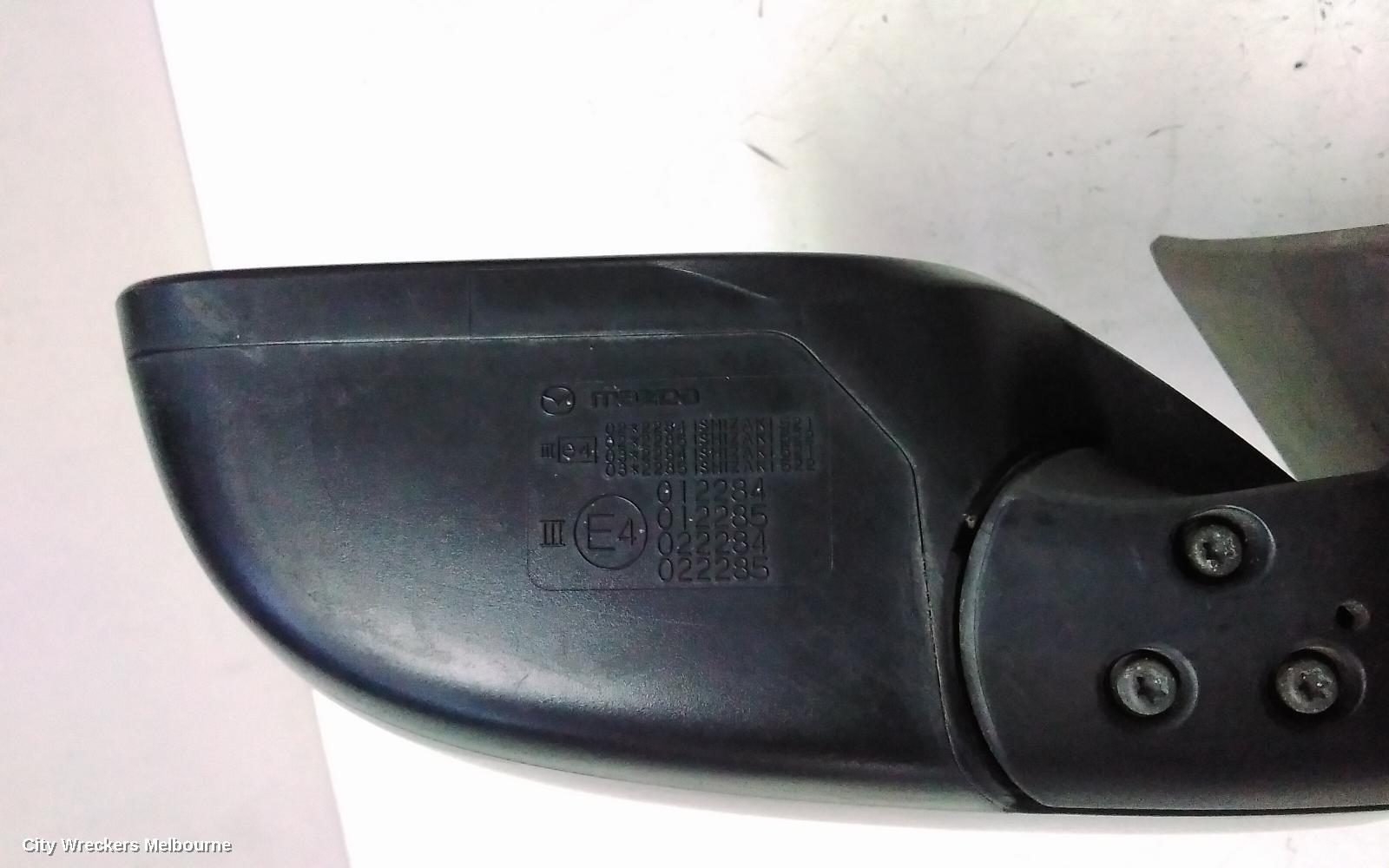 MAZDA CX7 LEFT DOOR MIRROR, ER, HEATED, 6 WIRE TYPE, 11/2006 - 02/2012