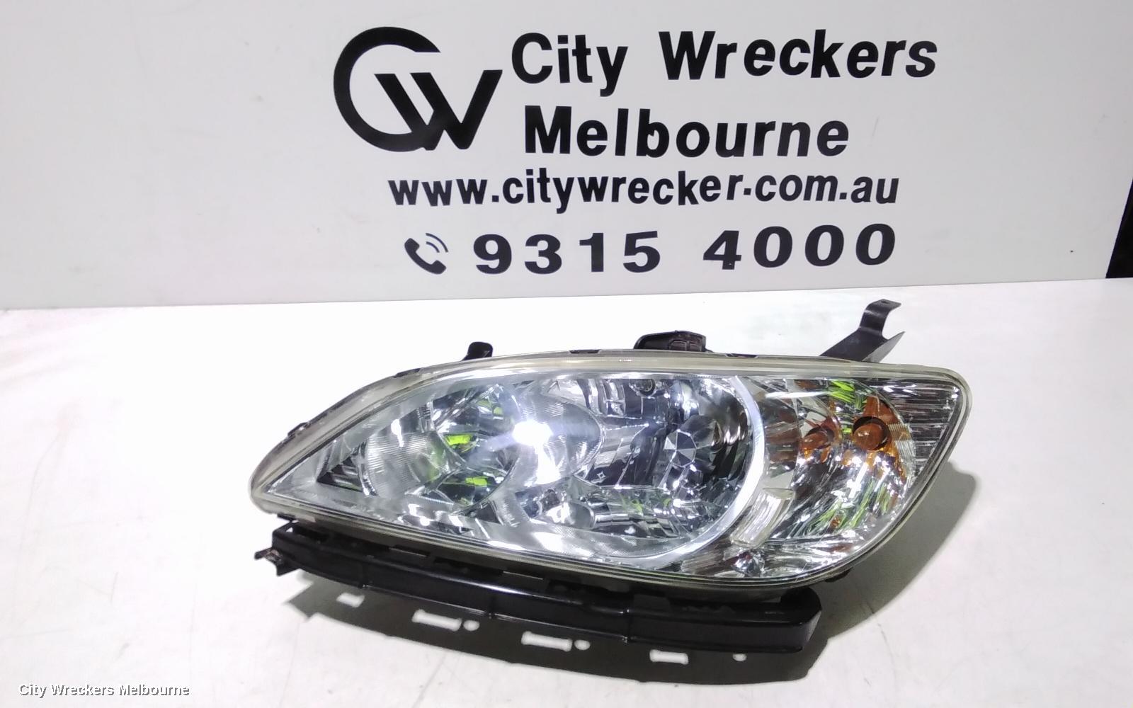HONDA CIVIC LEFT HEADLAMP, 7TH GEN, SEDAN, 02/2004 - 12/2005 (AUST TYPE)