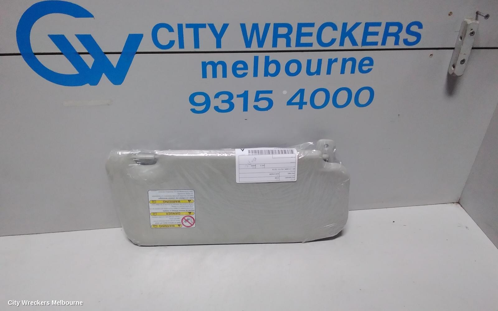 MAZDA CX5 SUNVISOR, KE, LH SIDE, 02/2012 - 12/2016