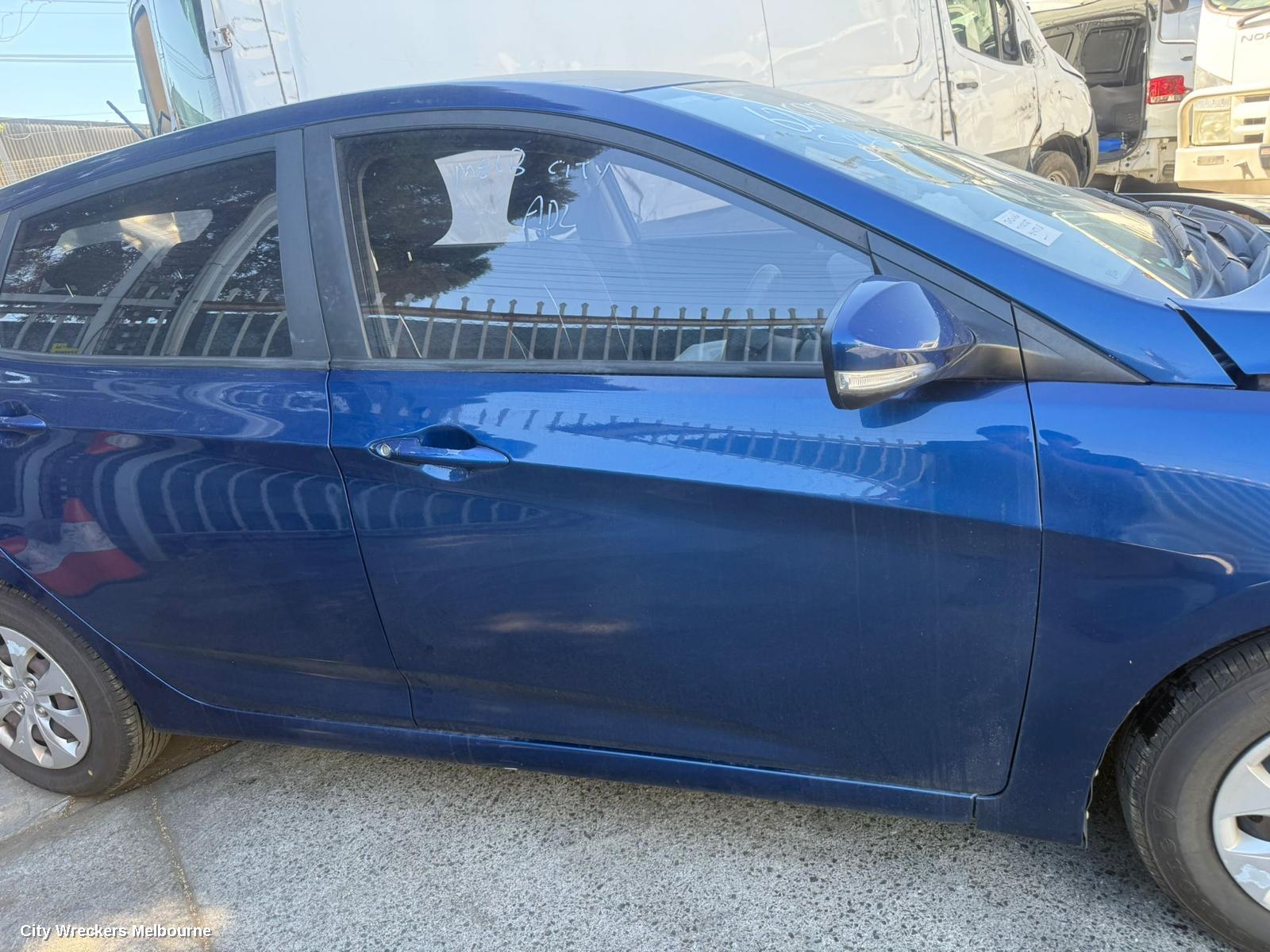 HYUNDAI ACCENT WASHER BOTTLE, RB, HATCH, 05/2011 - 12/2019