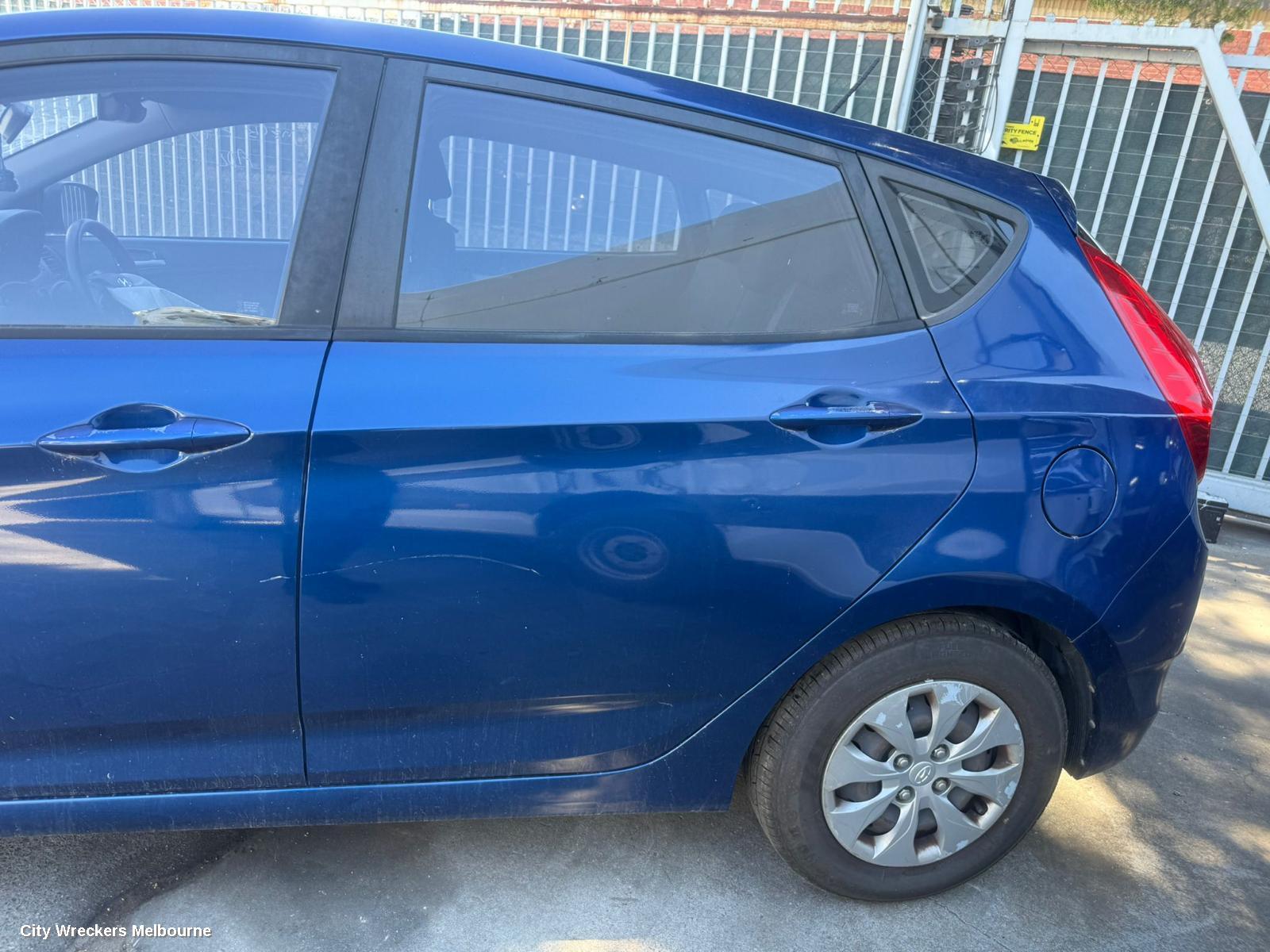HYUNDAI ACCENT WASHER BOTTLE, RB, HATCH, 05/2011 - 12/2019