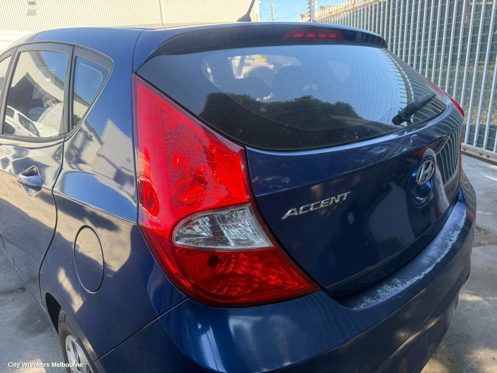 HYUNDAI ACCENT WASHER BOTTLE, RB, HATCH, 05/2011 - 12/2019