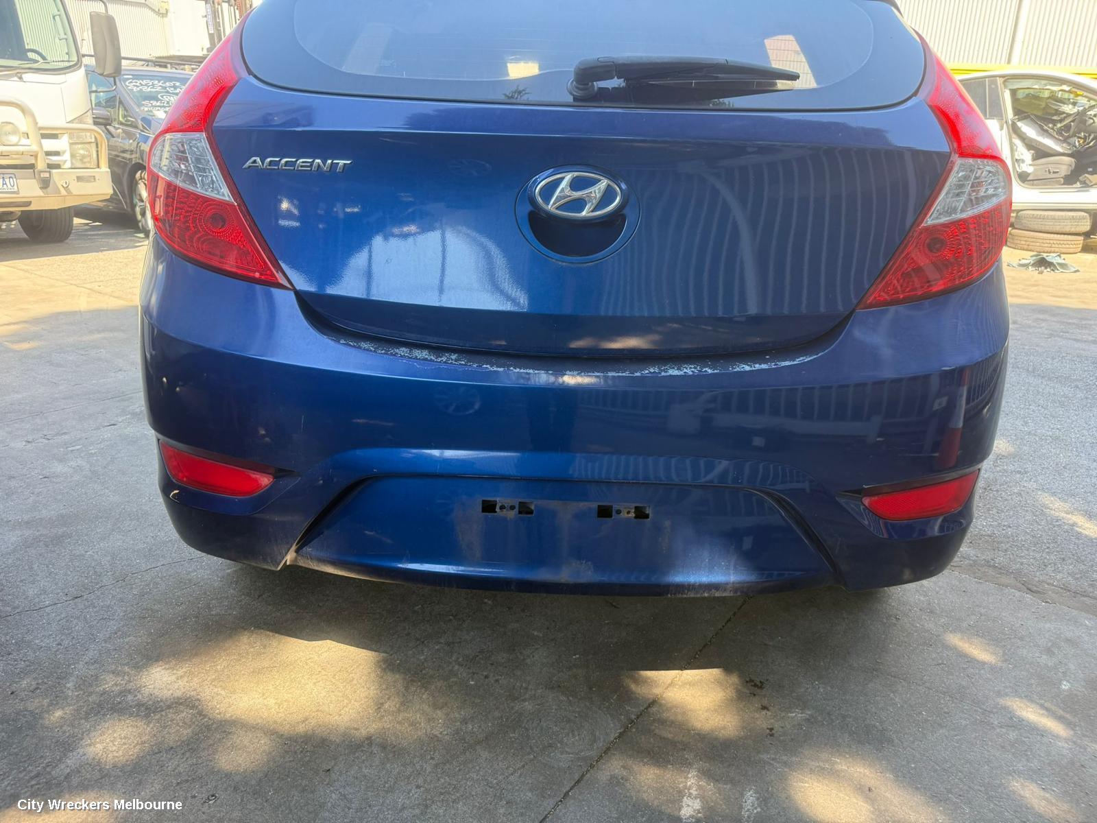 HYUNDAI ACCENT WASHER BOTTLE, RB, HATCH, 05/2011 - 12/2019