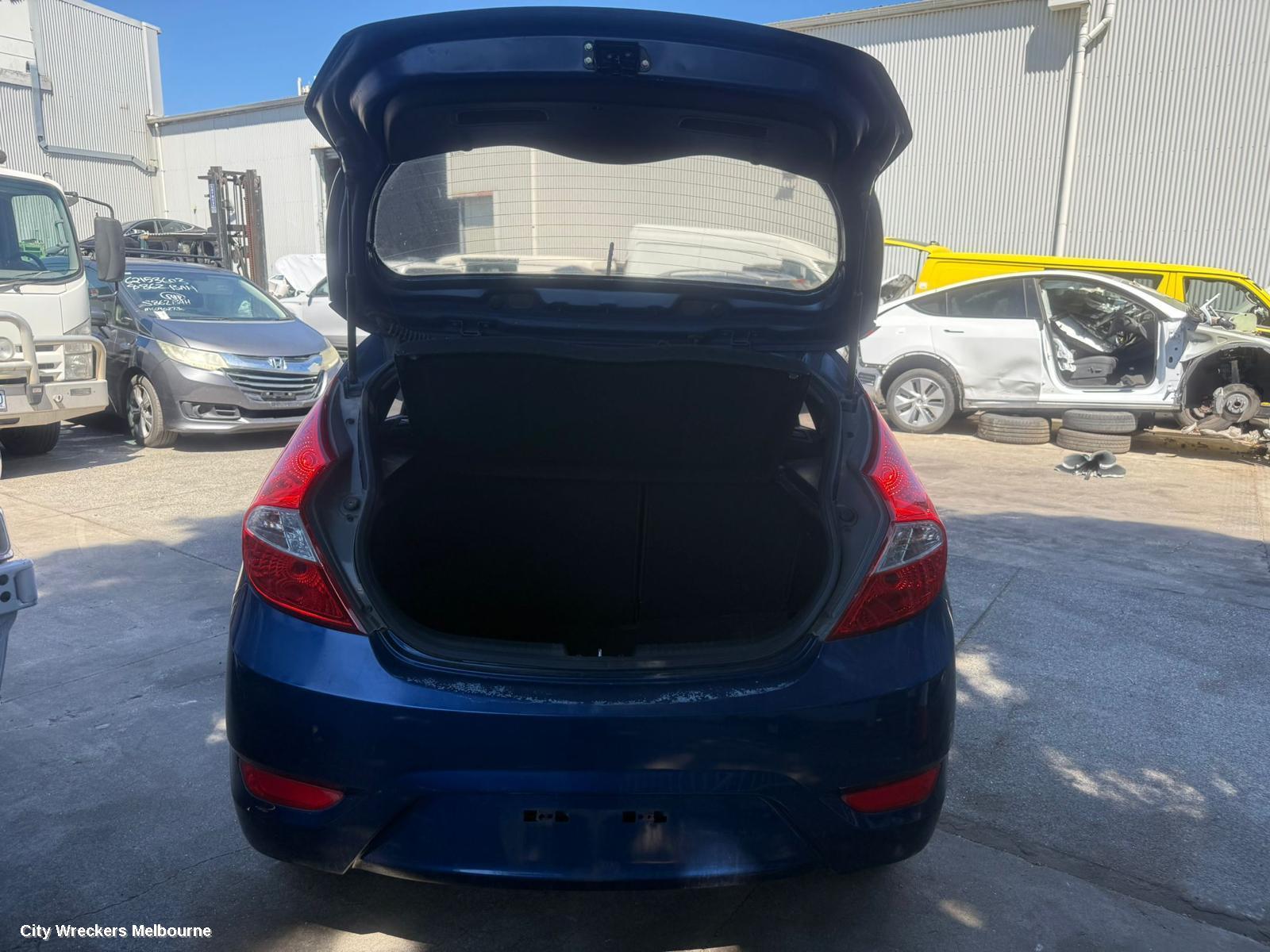HYUNDAI ACCENT WASHER BOTTLE, RB, HATCH, 05/2011 - 12/2019