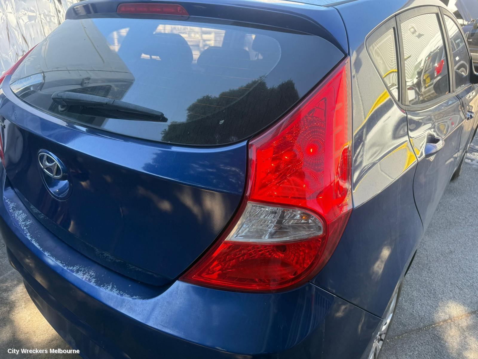 HYUNDAI ACCENT WASHER BOTTLE, RB, HATCH, 05/2011 - 12/2019