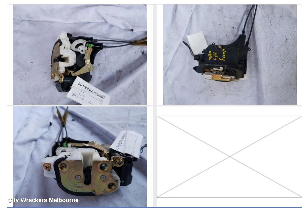 MITSUBISHI 380 DOOR/BOOT/GATE LOCK, LEFT FRONT DOOR LOCK, DB, 09/2005 - 03/2008