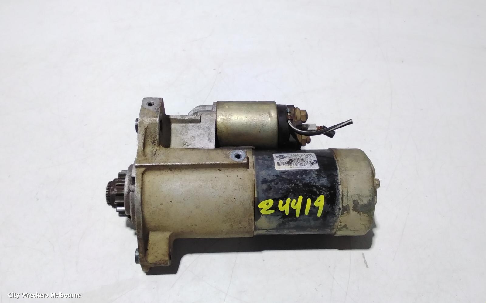 NISSAN NAVARA STARTER, PETROL, 4.0, VQ40, D40, 09/2005 - 12/2011