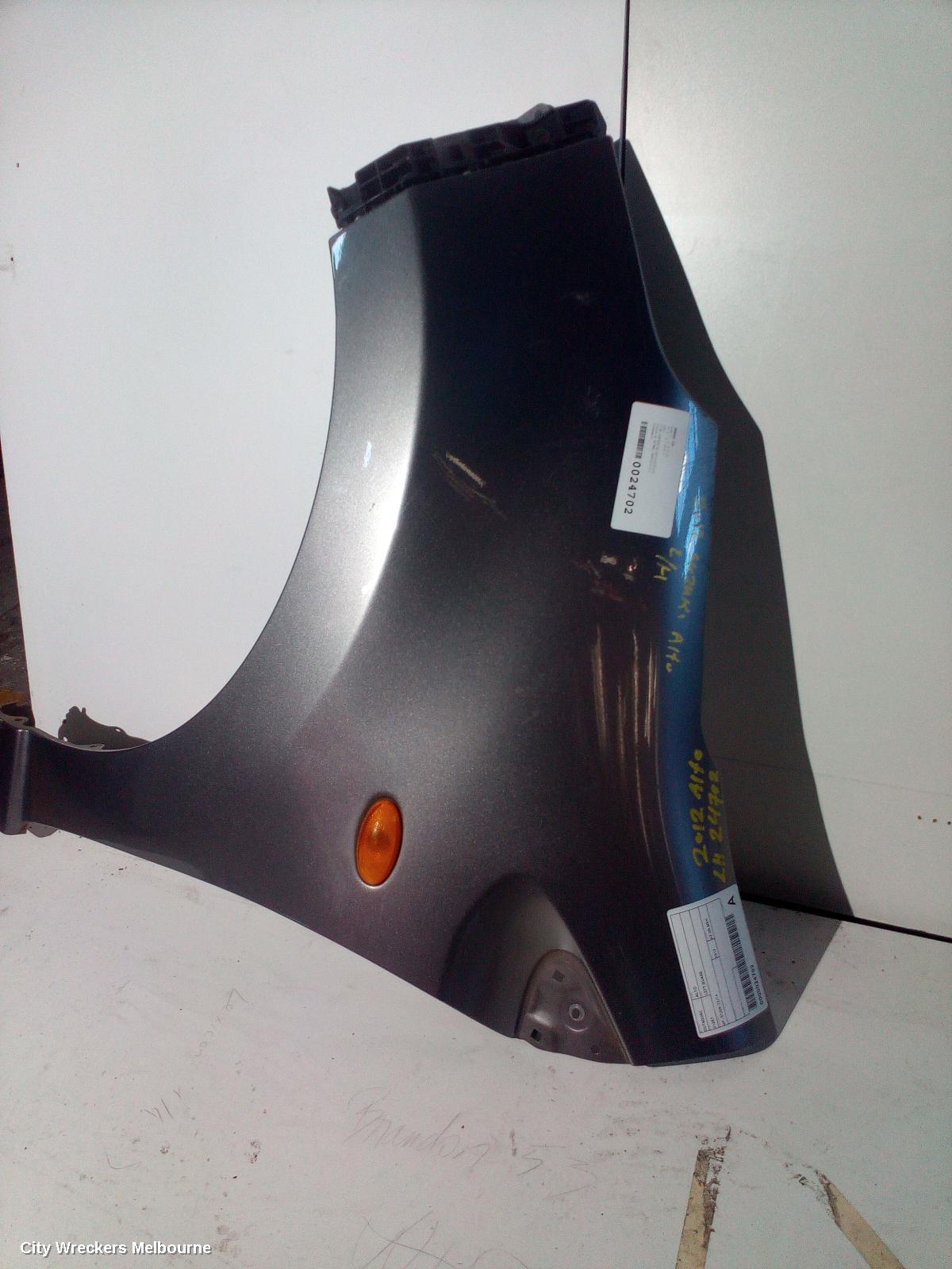 SUZUKI ALTO LEFT GUARD, GF, 07/2009 - 12/2014