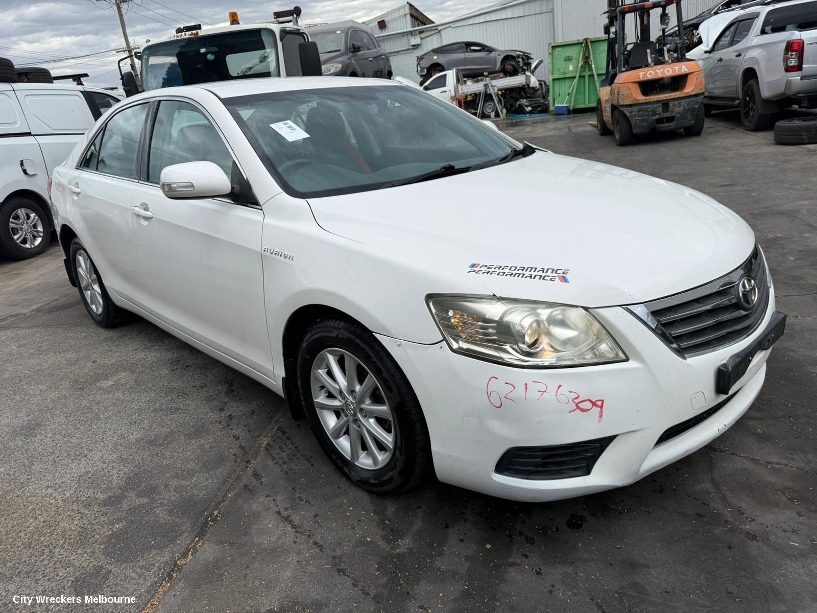 TOYOTA AURION RIGHT REAR 1/4 DOOR GLASS, GSV40R, 10/2006 - 03/2012