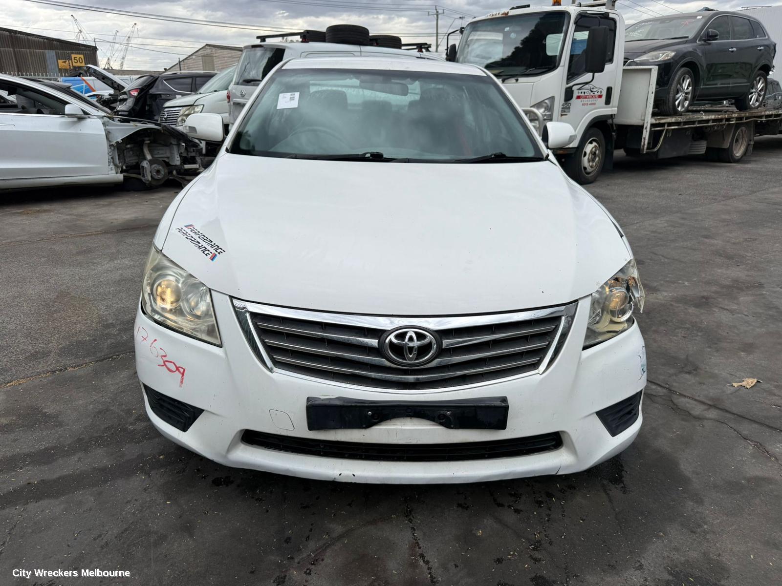 TOYOTA AURION RIGHT REAR 1/4 DOOR GLASS, GSV40R, 10/2006 - 03/2012