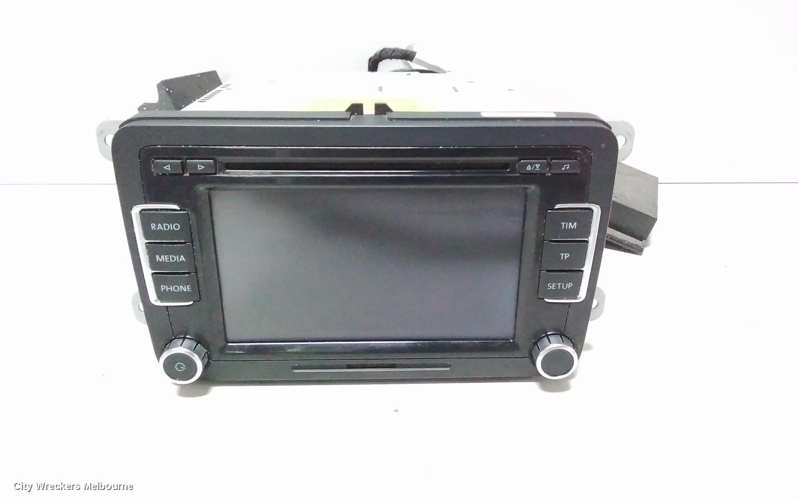 VOLKSWAGEN EOS RADIO/CD/DVD/SAT/TV, DISPLAY & HEAD UNIT (RCD510), 1F, 02/2007 - 12/2014