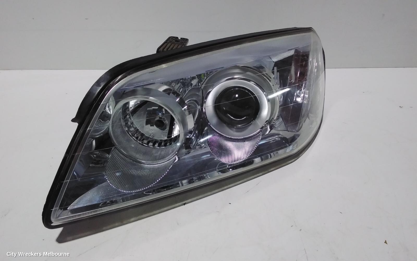 HOLDEN CAPTIVA LEFT HEADLAMP, CG, CX/LX/SX/CAPTIVA 7 (4TH VIN = C), CHROME INNER TYPE, 09/2006 - 02/2011