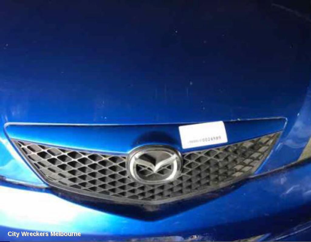 MAZDA 2 GRILLE, DY1 SERIES, COLOUR CODED TOP TYPE, 12/2002 - 05/2005