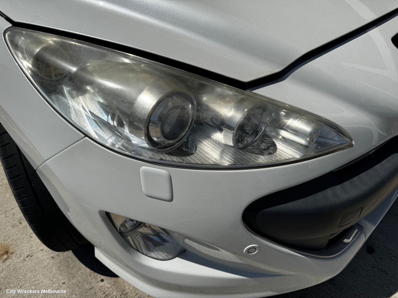 PEUGEOT 308 SUNVISOR, T7, LH SIDE, BLACK, 09/2007 - 01/2014