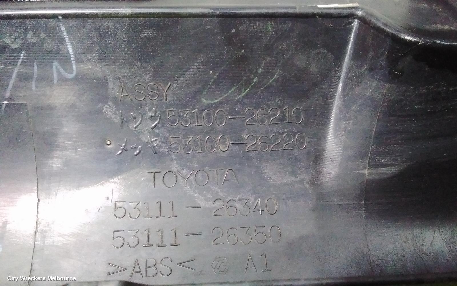 TOYOTA HIACE GRILLE, RADIATOR GRILLE, TRH/KDH, LWB/SWB TYPE, 03/2005 - 09/2007