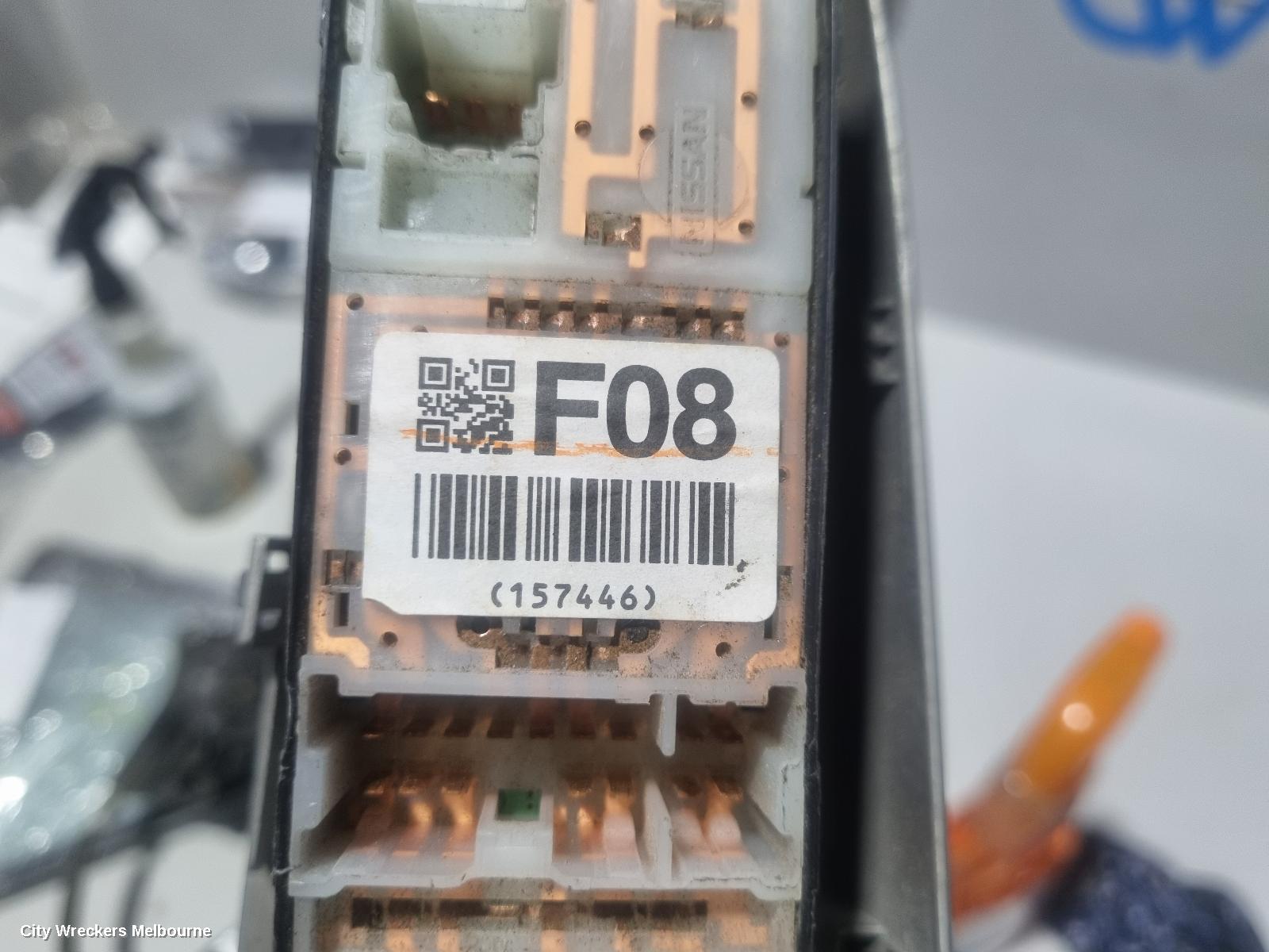SUBARU FORESTER PWR DR WIND SWITCH, RH FRONT (MASTER SWITCH), S07, 06/2010 - 12/2012