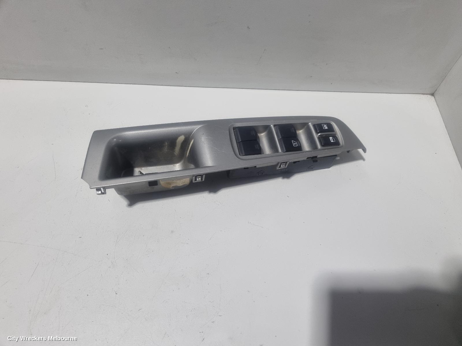 SUBARU FORESTER PWR DR WIND SWITCH, RH FRONT (MASTER SWITCH), S07, 06/2010 - 12/2012