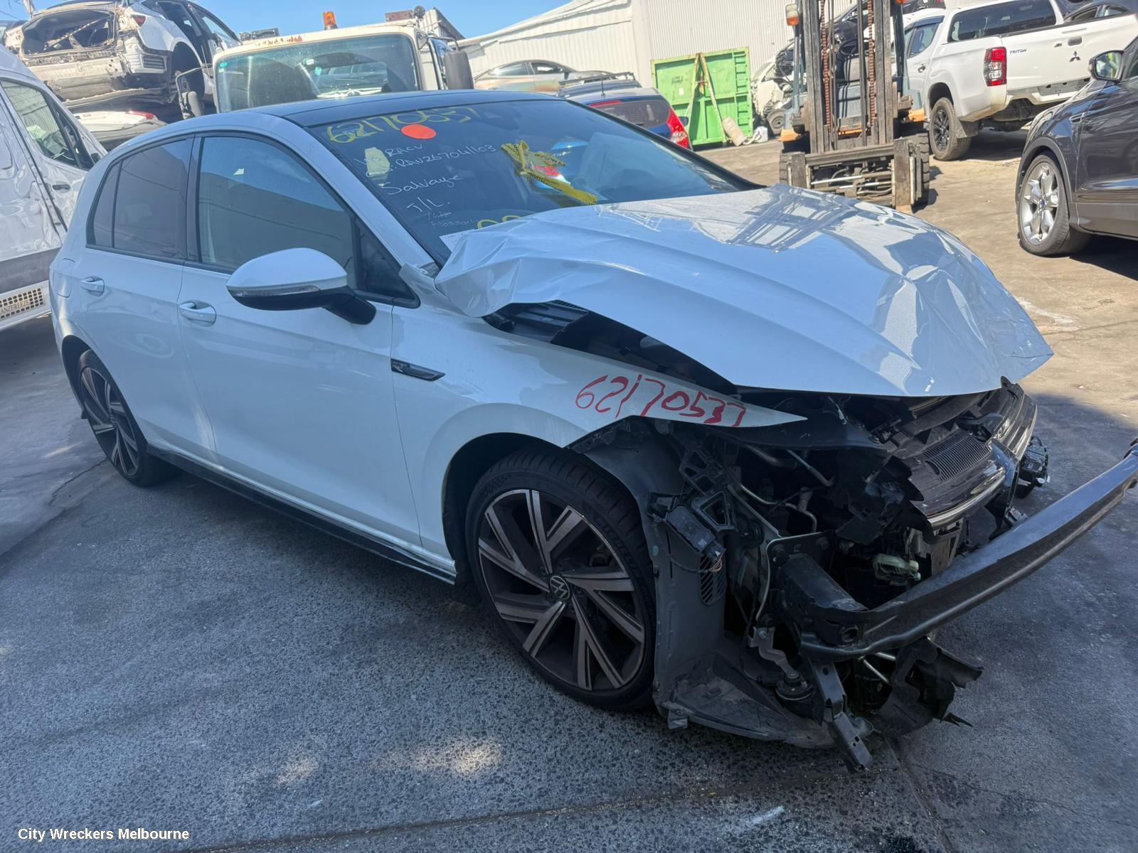 VOLKSWAGEN GOLF LEFT FRONT DOOR, GEN 8, 09/2020 ONWARDS