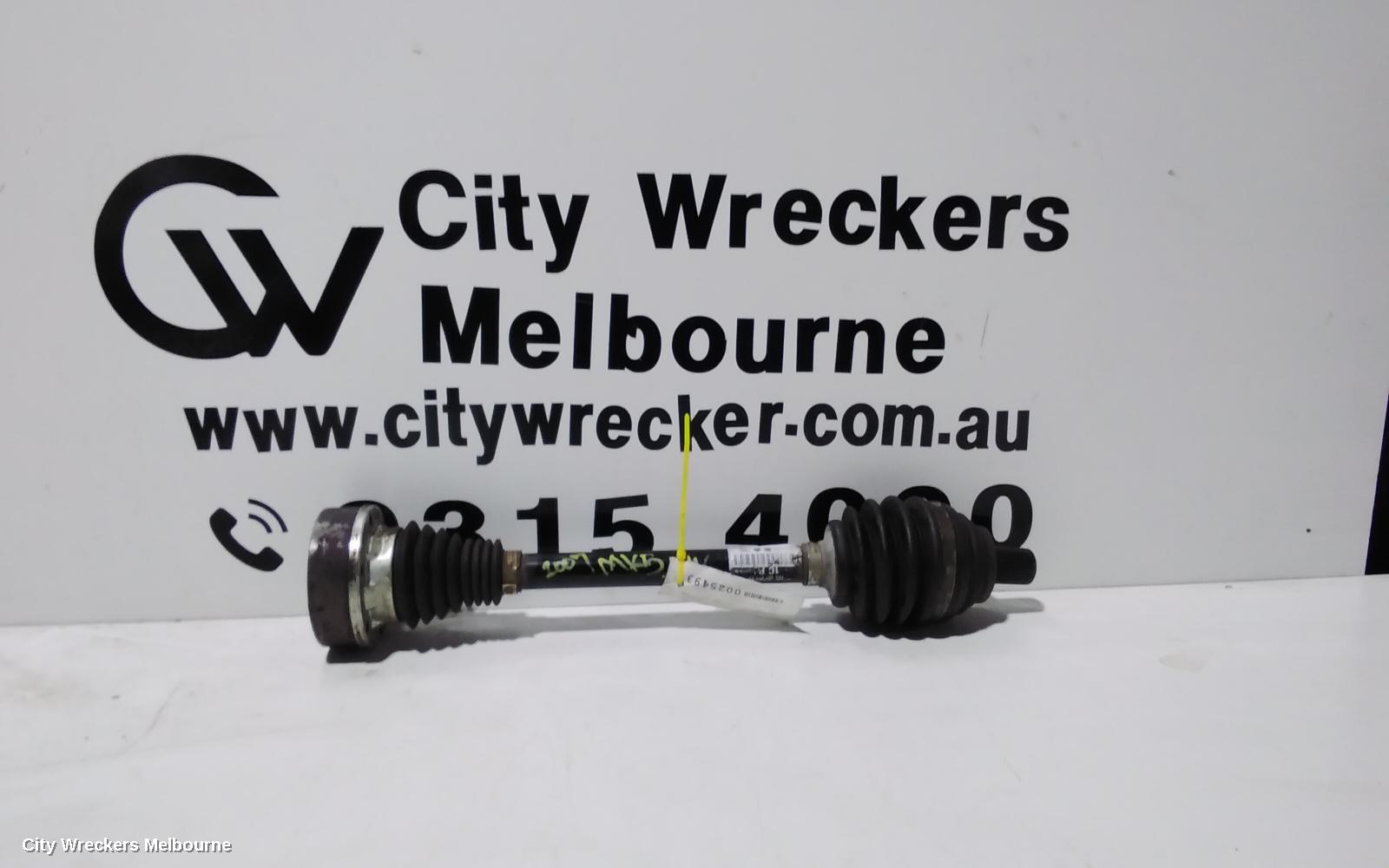 VOLKSWAGEN GOLF LEFT DRIVESHAFT, FRONT, AUTO T/M, DIESEL, 1.9/2.0, GEN 5, 07/2004 - 02/2009