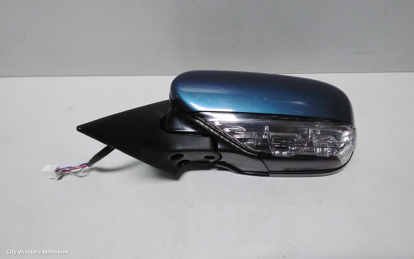 SUBARU OUTBACK LEFT DOOR MIRROR, 4TH GEN, 6 WIRE TYPE, 09/2003 - 09/2006