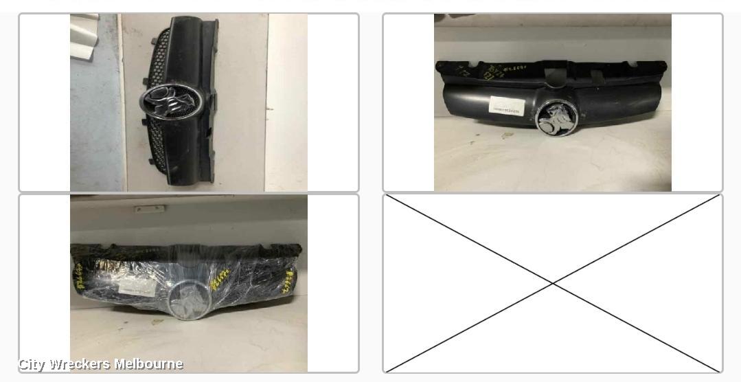 HOLDEN COMMODORE GRILLE, RADIATOR GRILLE, VE, UTE/SEDAN/WAGON, OMEGA, BLACK, 08/2006 - 08/2010