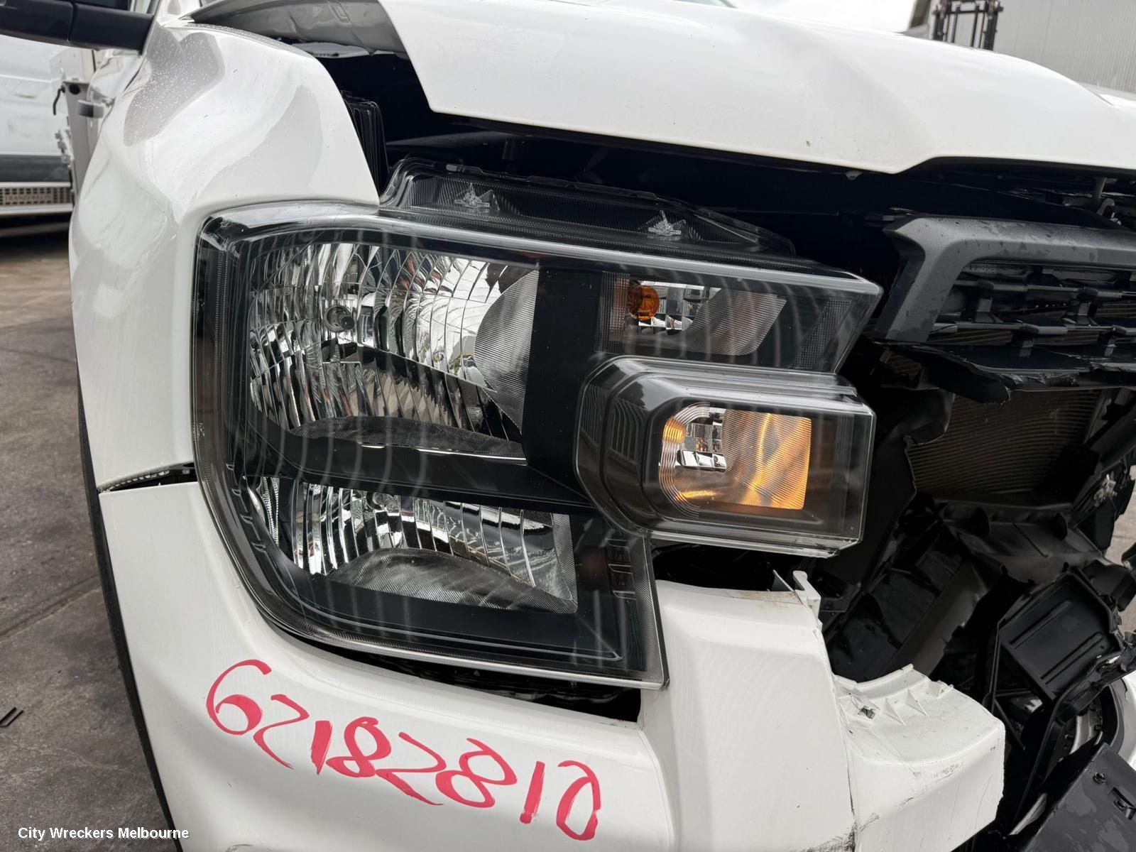 FORD RANGER LEFT FRONT DOOR, RA, SINGLE/EXTRA CAB, 05/2022 ONWARDS