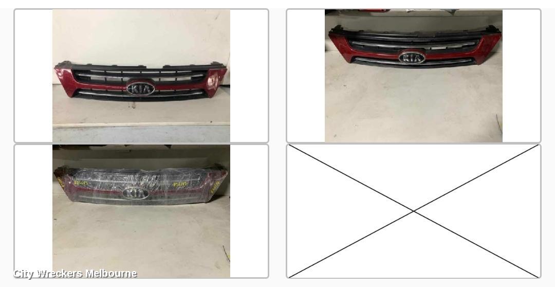 KIA CARNIVAL/GRAND CARNIVAL GRILLE, CARNIVAL/GRAND CARNIVAL, RADIATOR GRILLE, VQ, COLOUR CODED TYPE, 01/2006 - 12/2014