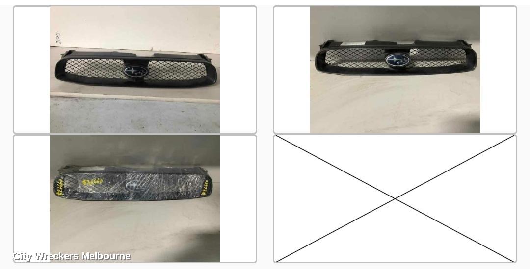 SUBARU LIBERTY GRILLE, 3RD GEN, SMALL HONEYCOMB PATTERN, 07/2001 - 08/2003