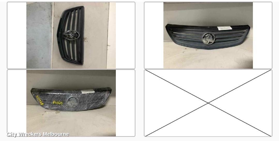 HOLDEN COMMODORE GRILLE, RADIATOR GRILLE, VE, UTE/SEDAN/WAGON, GREY, 08/2006 - 08/2010