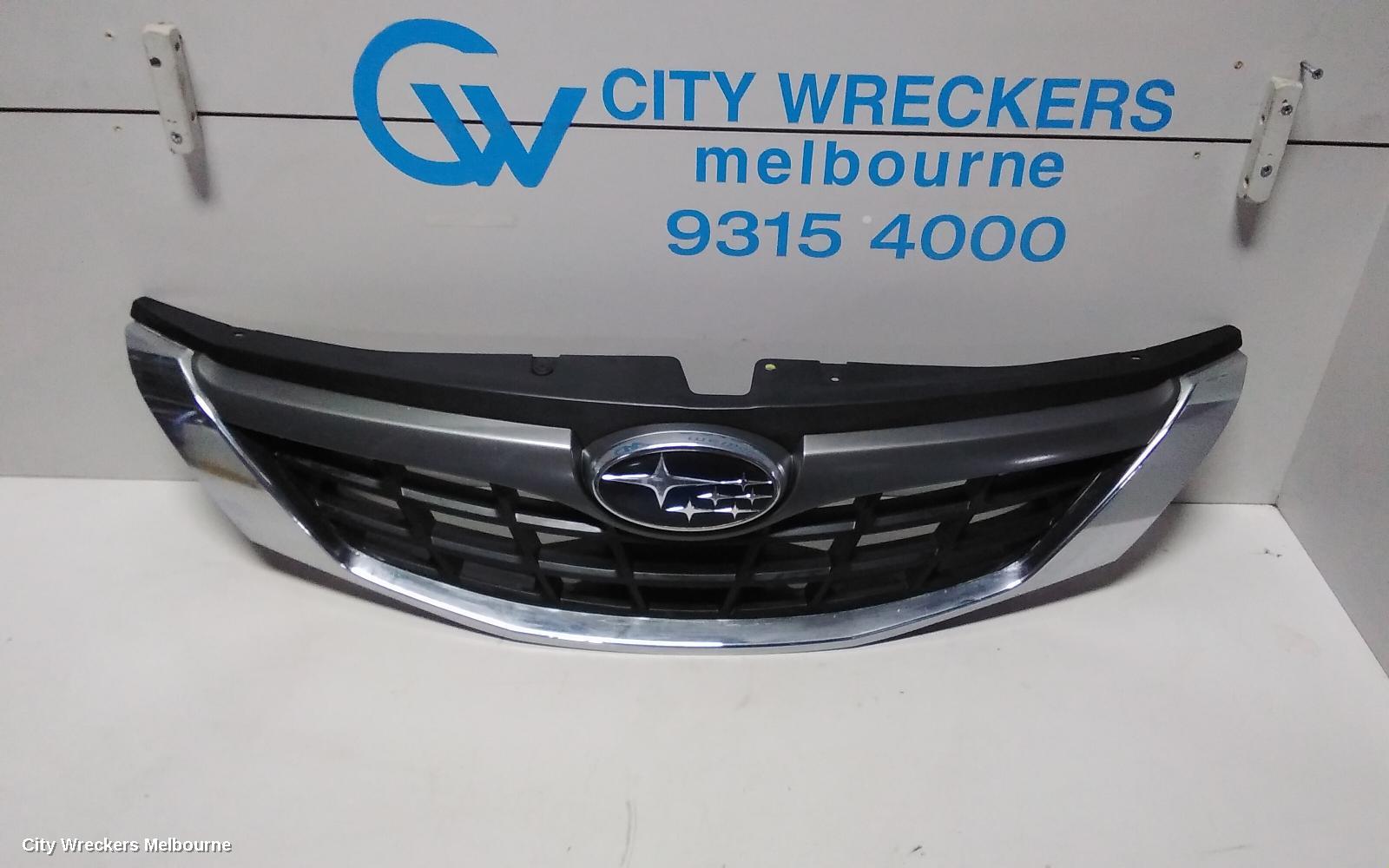 SUBARU IMPREZA GRILLE, RADIATOR GRILLE, G3, HATCH/SEDAN, 04/2007 - 07/2009