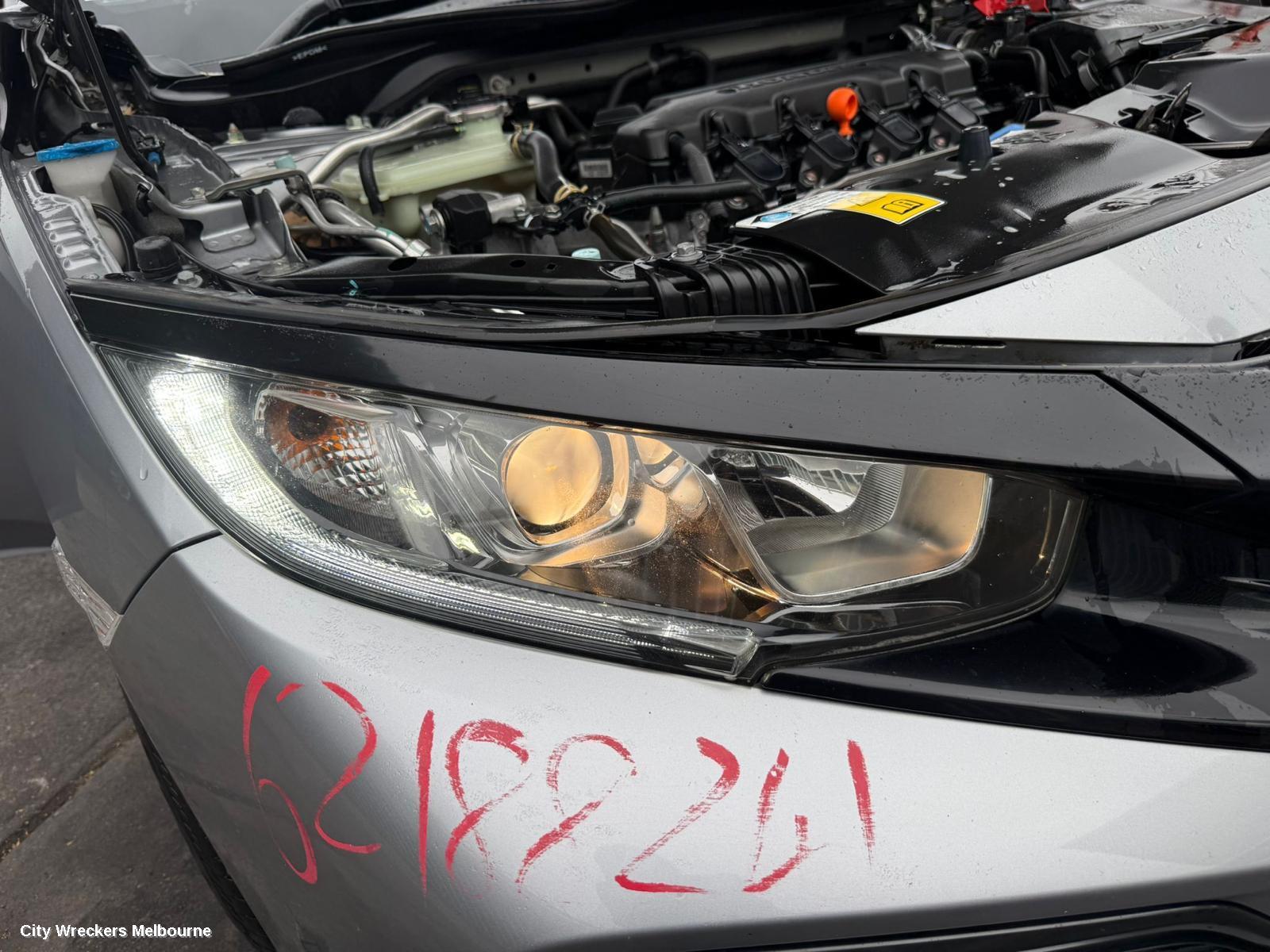 HONDA CIVIC ENGINE, PETROL, 1.8, 10TH GEN, 05/2016 - 08/2021
