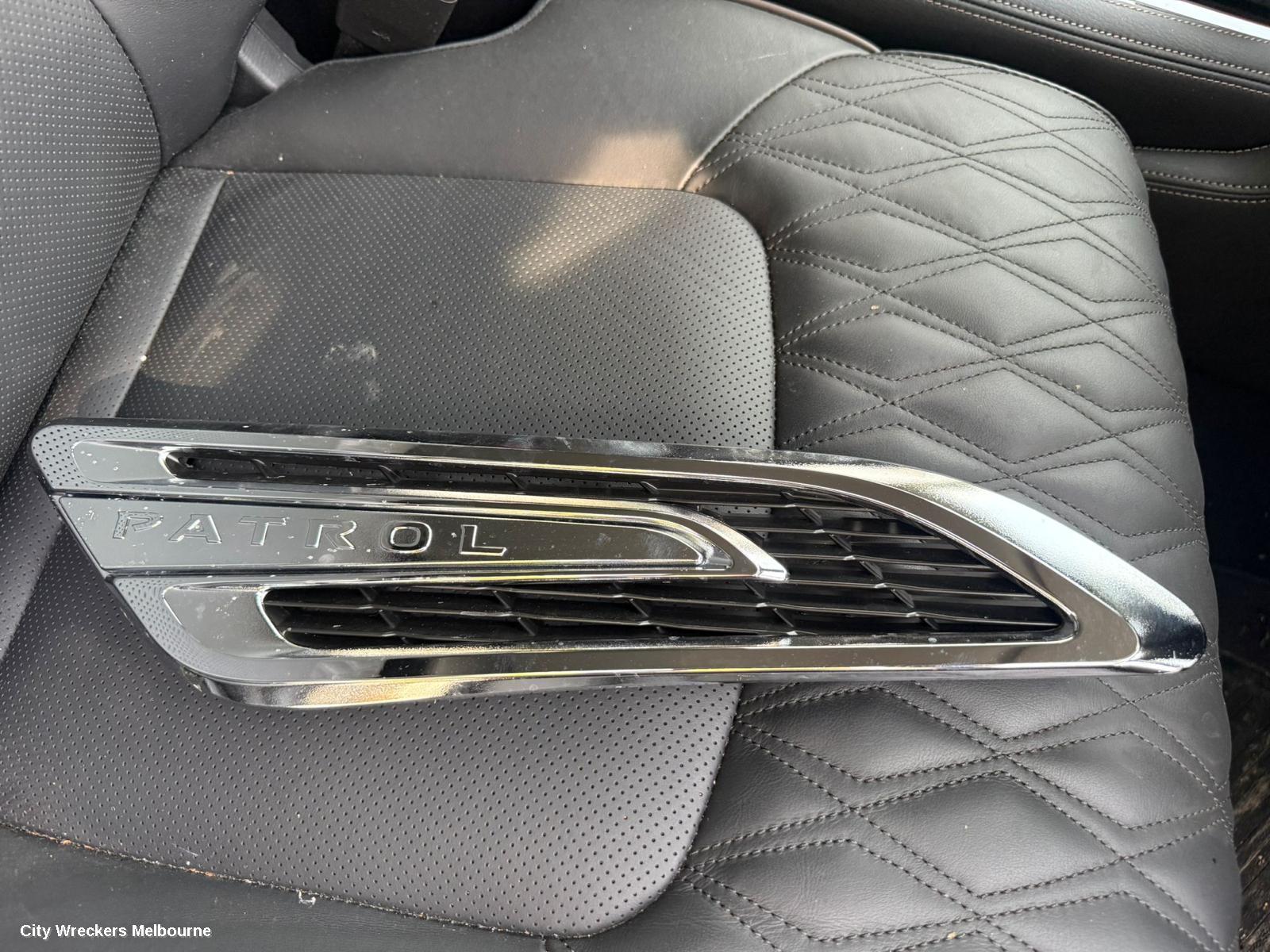 NISSAN PATROL FRONT SEAT, Y62, RH FRONT, LEATHER, BLACK, HEATED TYPE, 11/2012 ONWARDS
