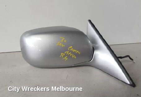 TOYOTA CAMRY RIGHT DOOR MIRROR, SK36, COLOUR CODED, 08/2002 - 05/2006