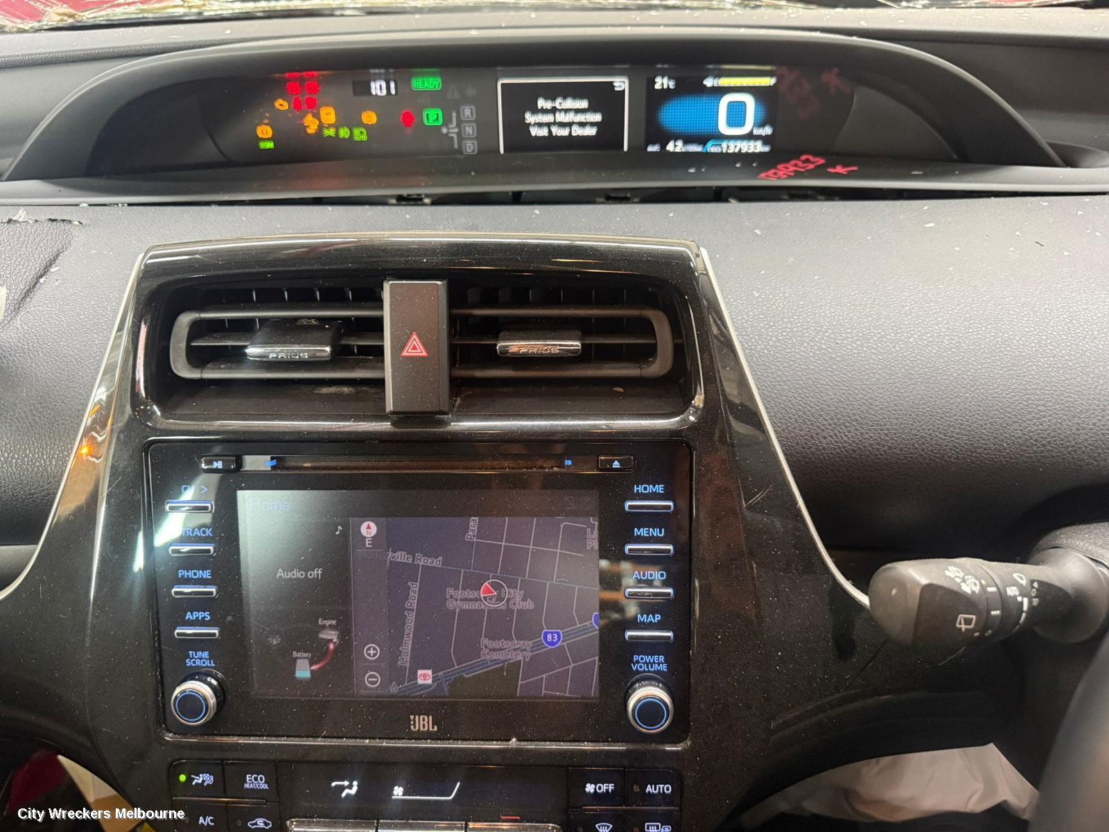 TOYOTA PRIUS CONSOLE, ZVW50R, 02/2016 - 11/2022