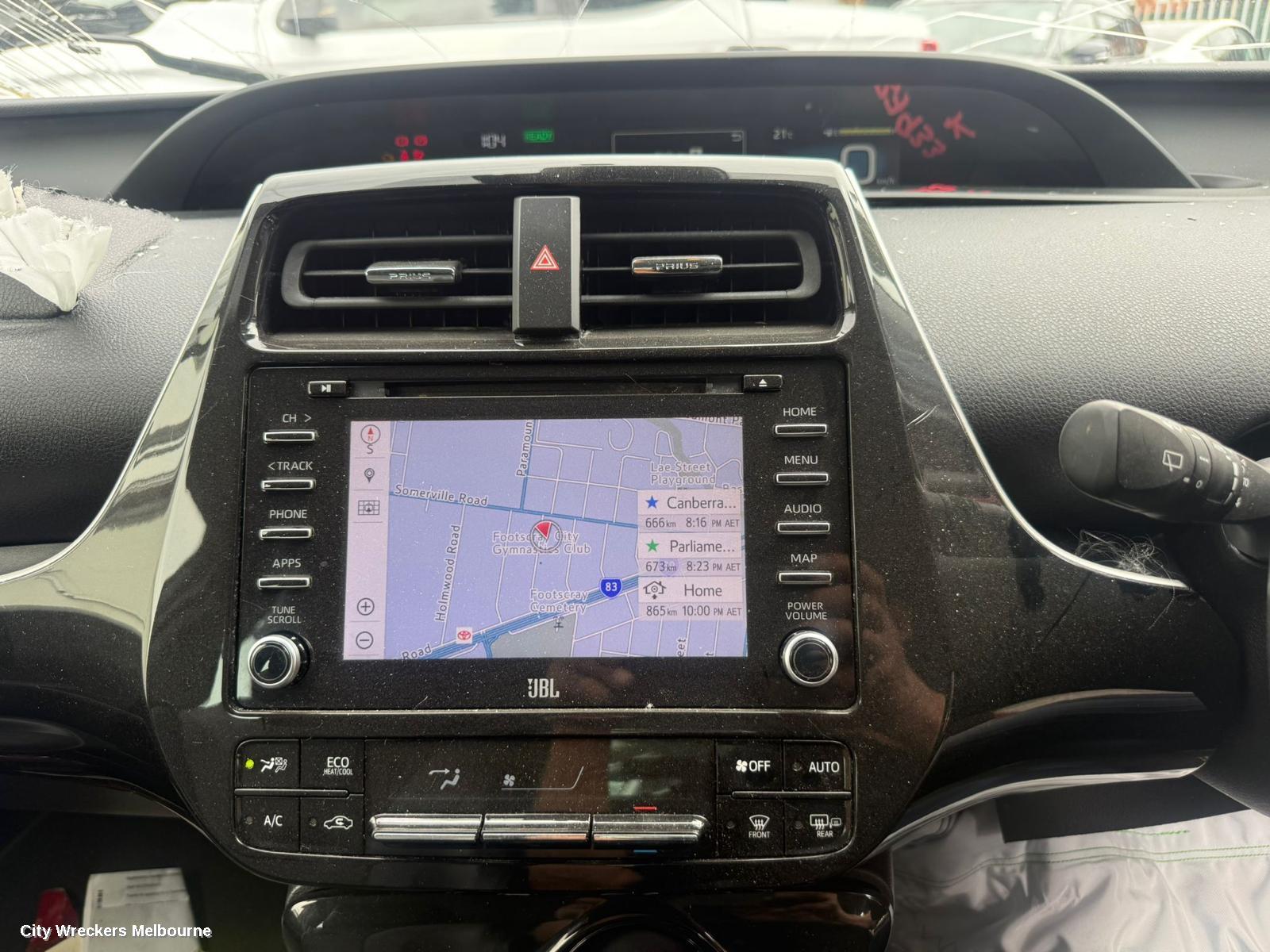 TOYOTA PRIUS CONSOLE, ZVW50R, 02/2016 - 11/2022