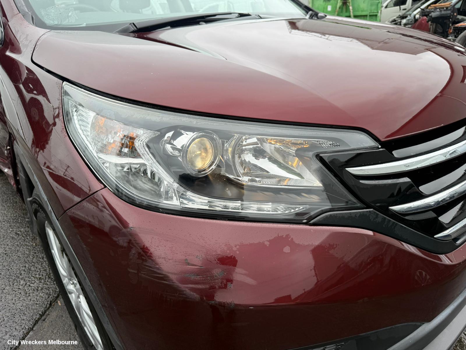 HONDA CRV LEFT FRONT DOOR WINDOW, RM, 11/2012 - 04/2017
