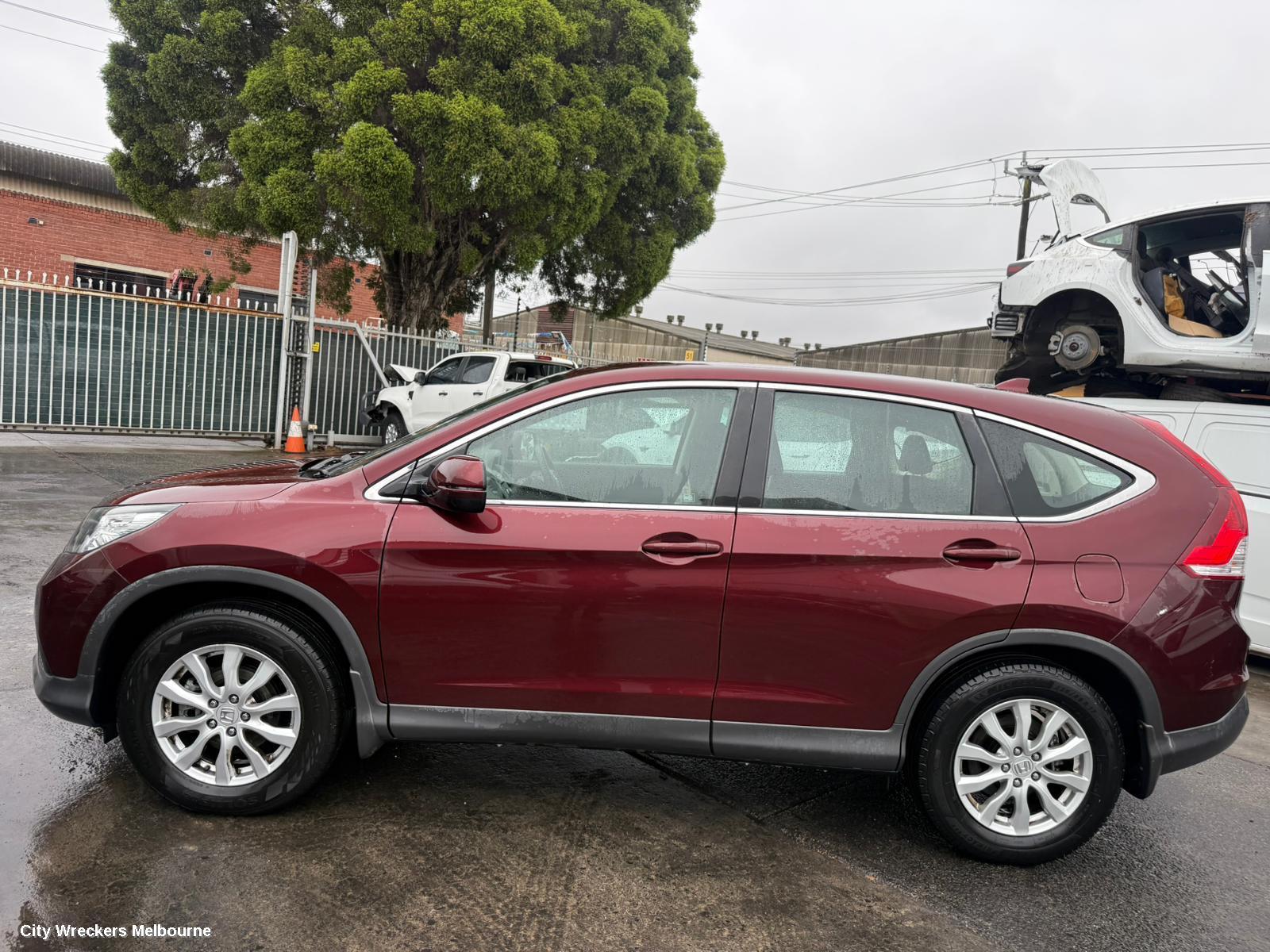 HONDA CRV LEFT FRONT DOOR WINDOW, RM, 11/2012 - 04/2017