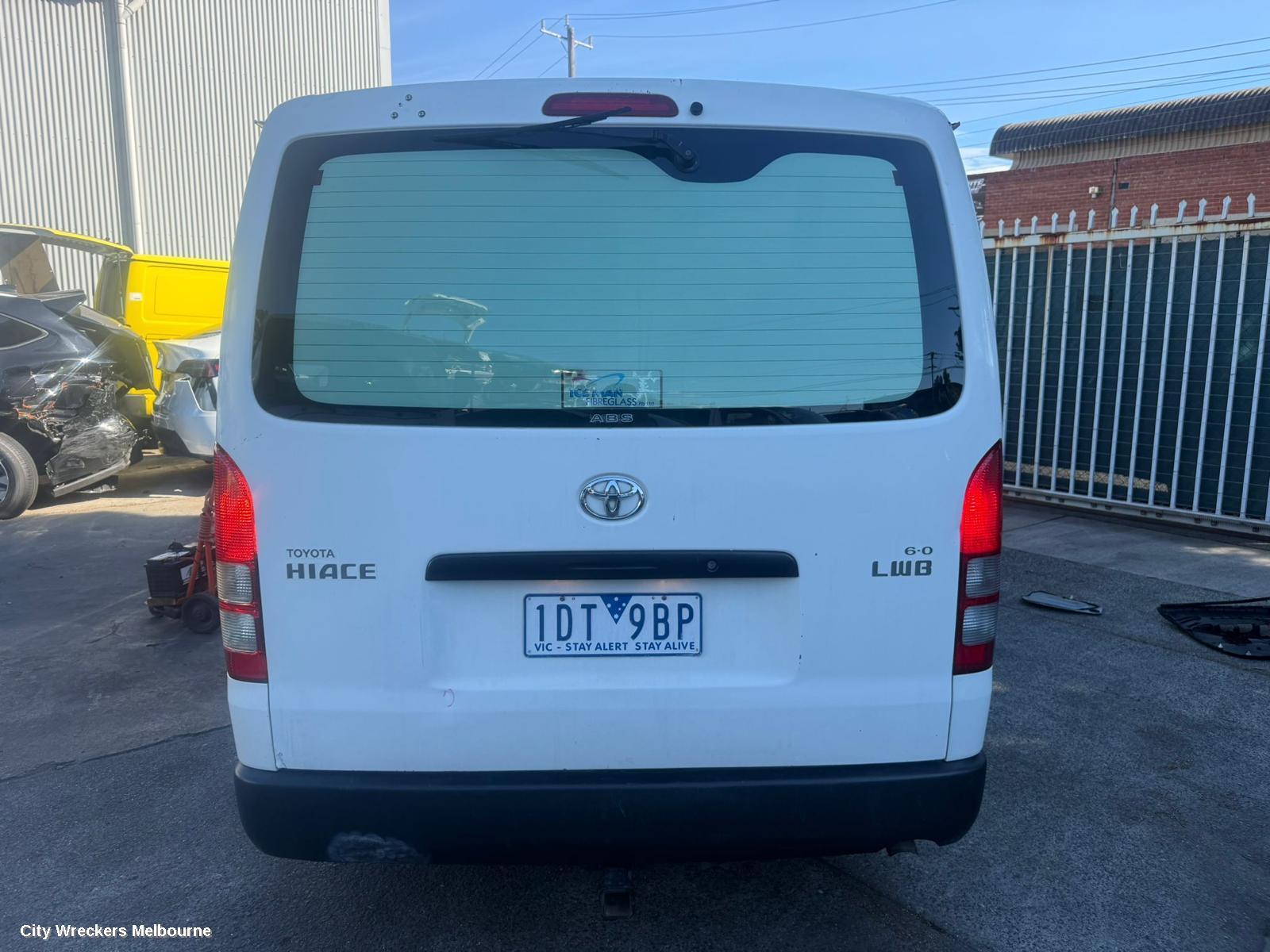 TOYOTA HIACE TOWBAR, TRH/KDH, LWB/SWB, NON STEP, 01/2005 - 04/2019
