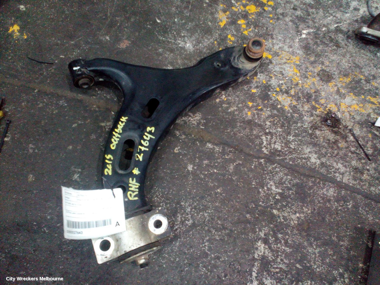 SUBARU OUTBACK RIGHT FRONT LOWER CONTROL ARM, 6TH GEN, 08/2014 - 12/2020