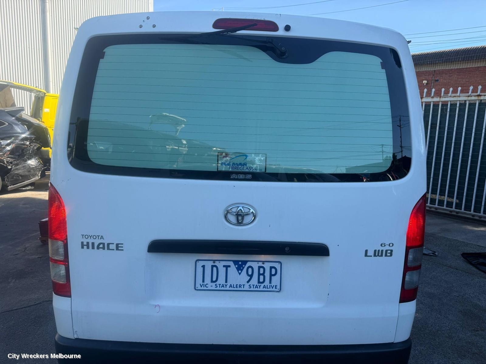 TOYOTA HIACE TOWBAR, TRH/KDH, LWB/SWB, NON STEP, 01/2005 - 04/2019