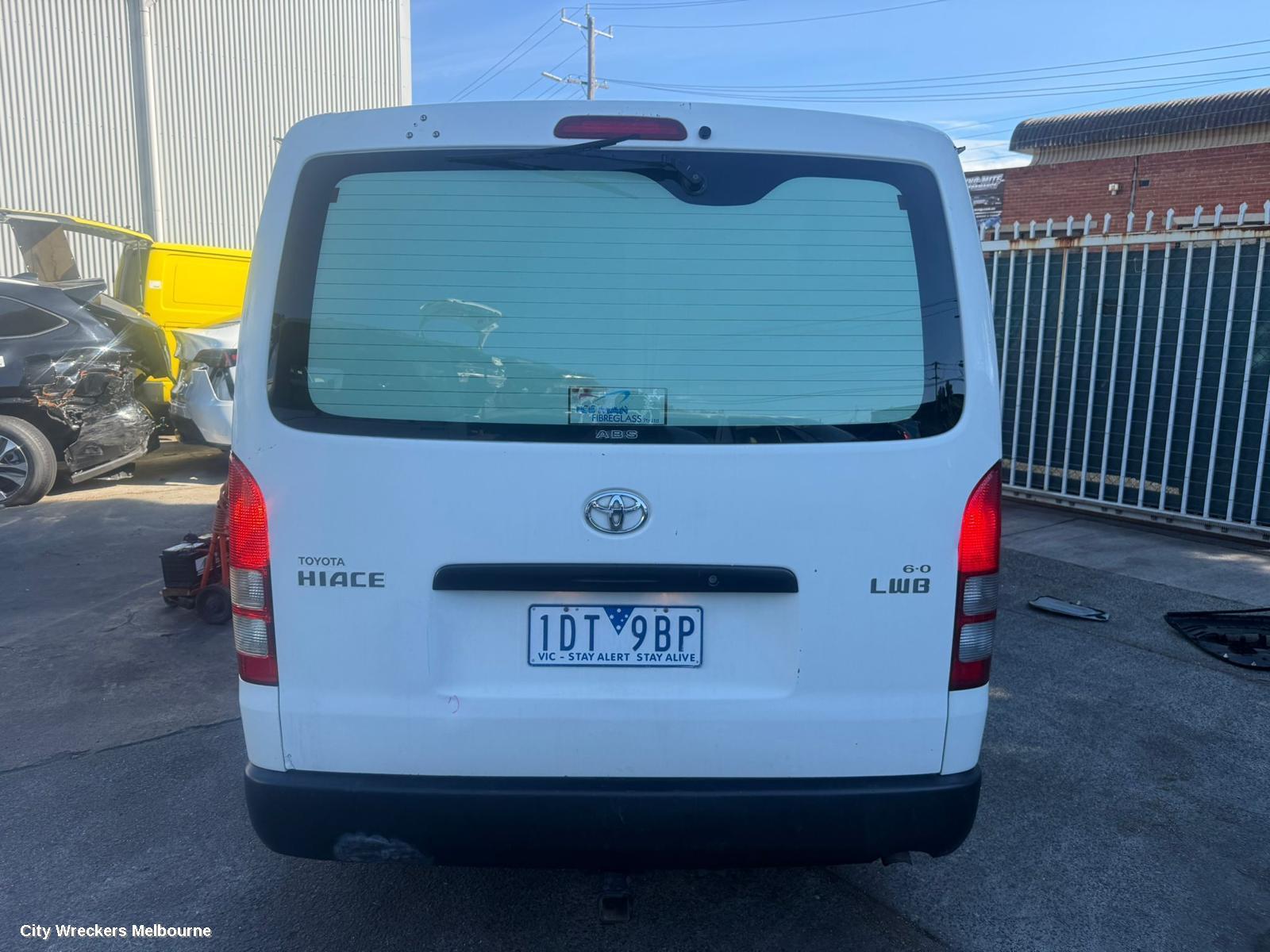 TOYOTA HIACE TOWBAR, TRH/KDH, LWB/SWB, NON STEP, 01/2005 - 04/2019