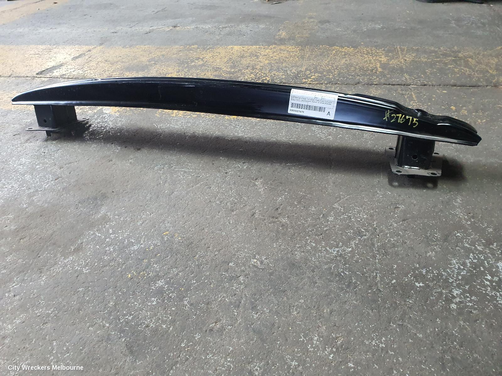 VOLKSWAGEN PASSAT R/BAR BRACKET/REINFO, MAIN REINFORCEMENT, 3C/MK6 B6, SEDAN, 03/2006 - 09/2010