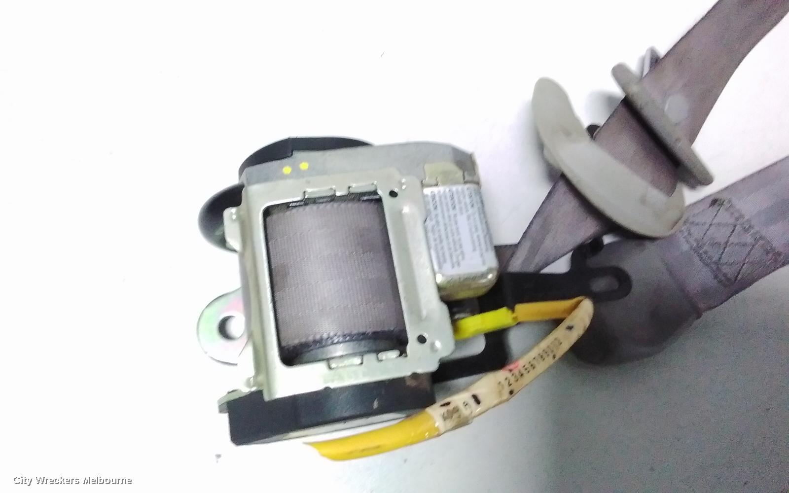 TOYOTA CAMRY SEATBELT/STALK, LH FRONT, SEAT BELT ONLY, BLACK, SK36, 08/2002 - 05/2006