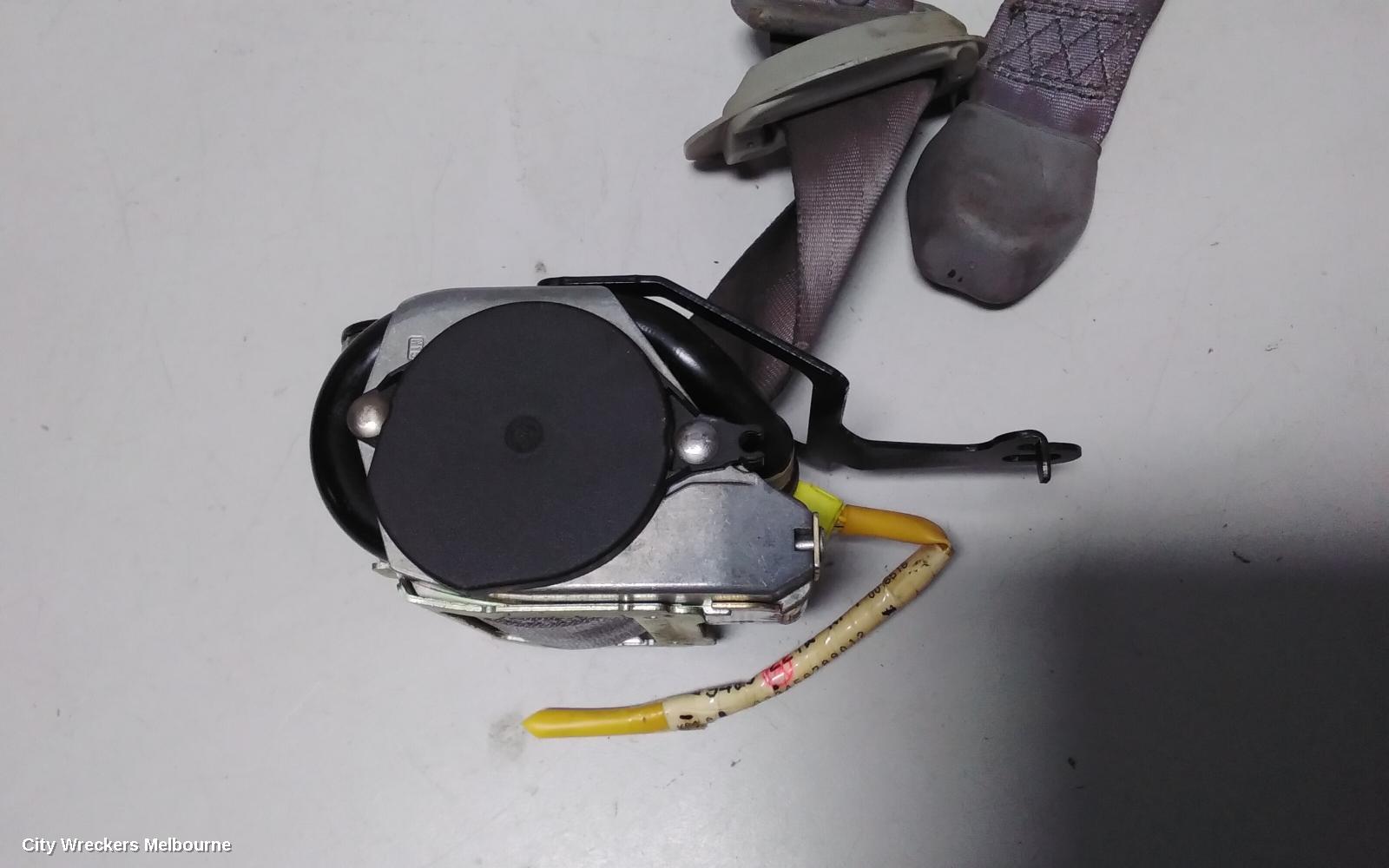 TOYOTA CAMRY SEATBELT/STALK, LH FRONT, SEAT BELT ONLY, BLACK, SK36, 08/2002 - 05/2006