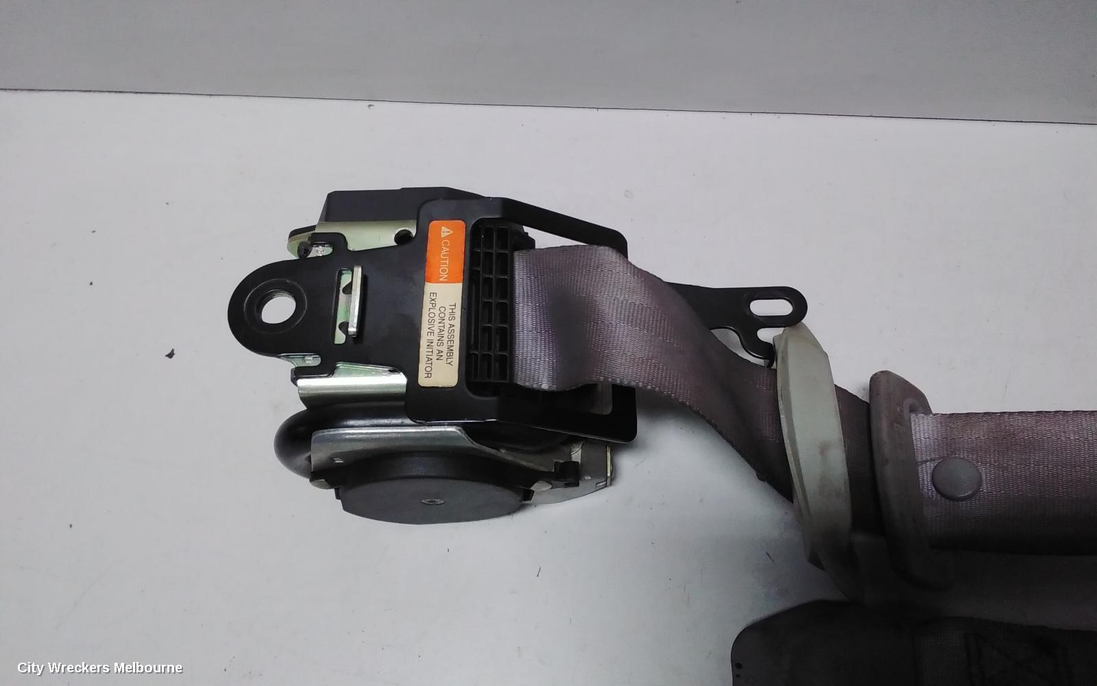 TOYOTA CAMRY SEATBELT/STALK, LH FRONT, SEAT BELT ONLY, BLACK, SK36, 08/2002 - 05/2006
