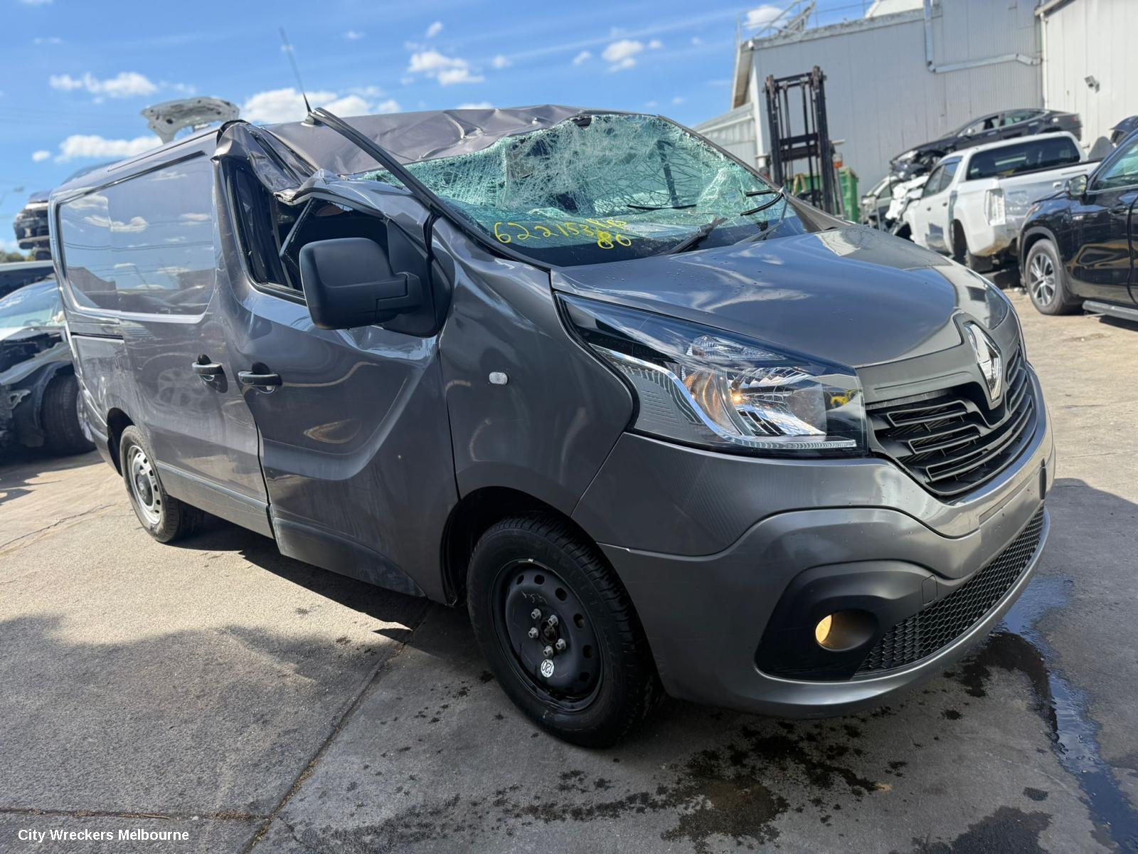 RENAULT TRAFIC BOOTLID/TAILGATE, BARN DOOR (RH SIDE), X82, 01/2015 ONWARDS