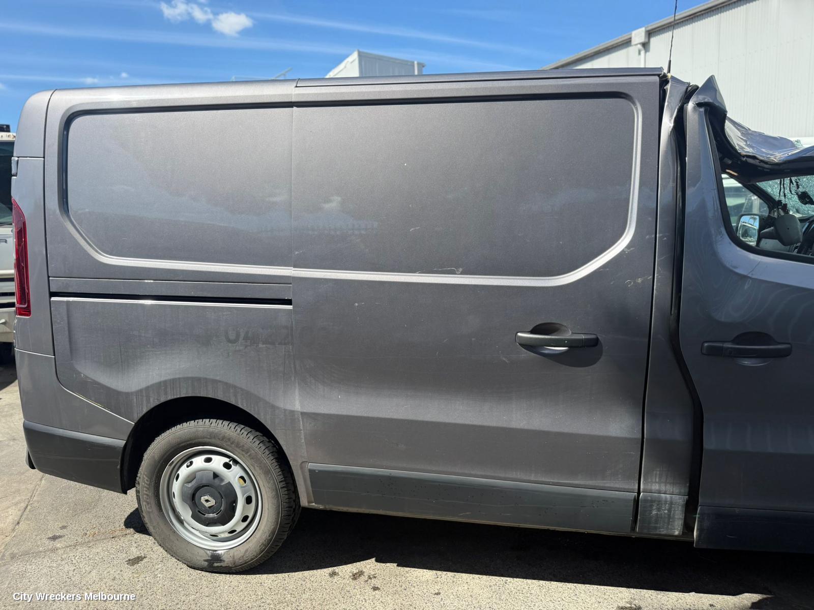 RENAULT TRAFIC BOOTLID/TAILGATE, BARN DOOR (RH SIDE), X82, 01/2015 ONWARDS