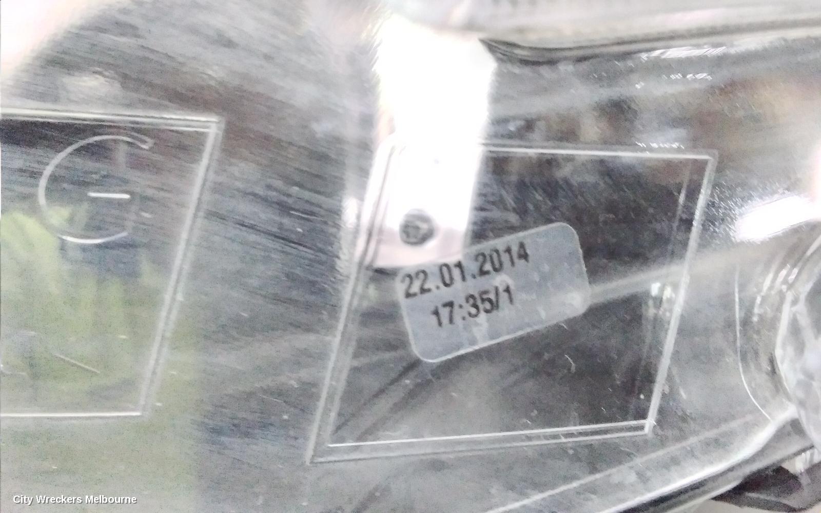 PEUGEOT 2008 LEFT HEADLAMP, A94, ACTIVE, NON AUTOMATIC TYPE, 10/2013 - 12/2018