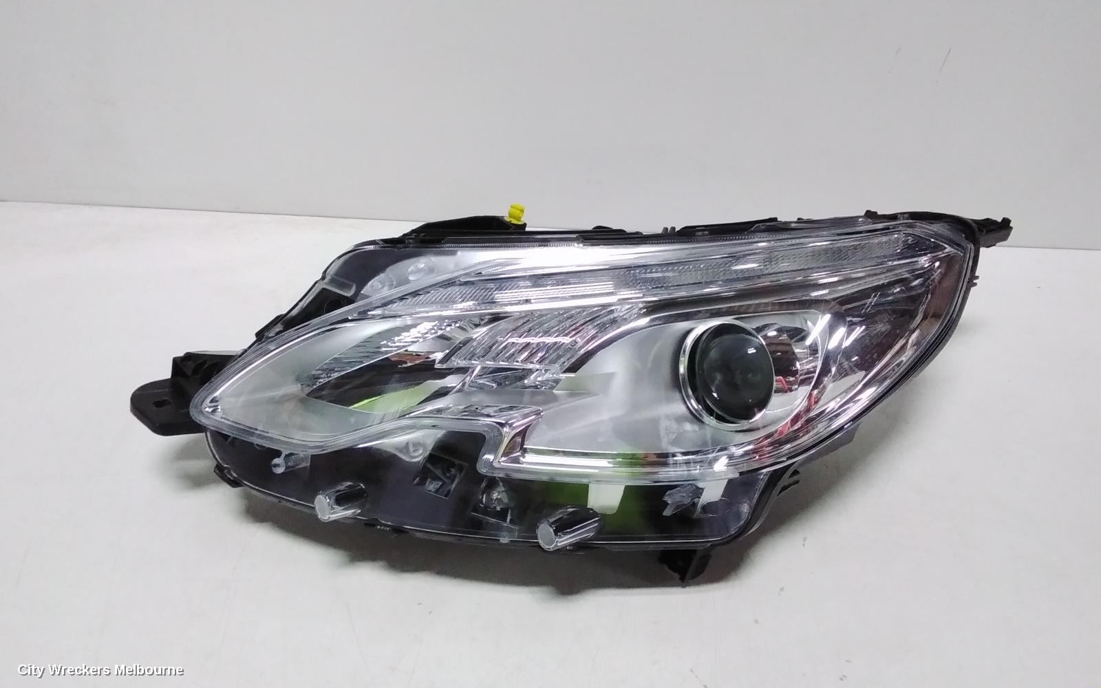 PEUGEOT 2008 LEFT HEADLAMP, A94, ACTIVE, NON AUTOMATIC TYPE, 10/2013 - 12/2018